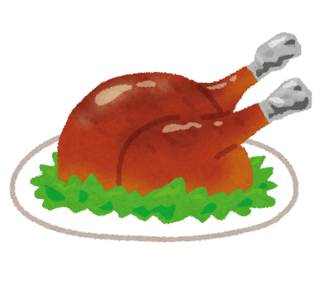 大きな鳥を焼くなら、前日から仕込む前提で